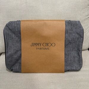 Jimmy Choo Parfums Gray Black Weekend Bag